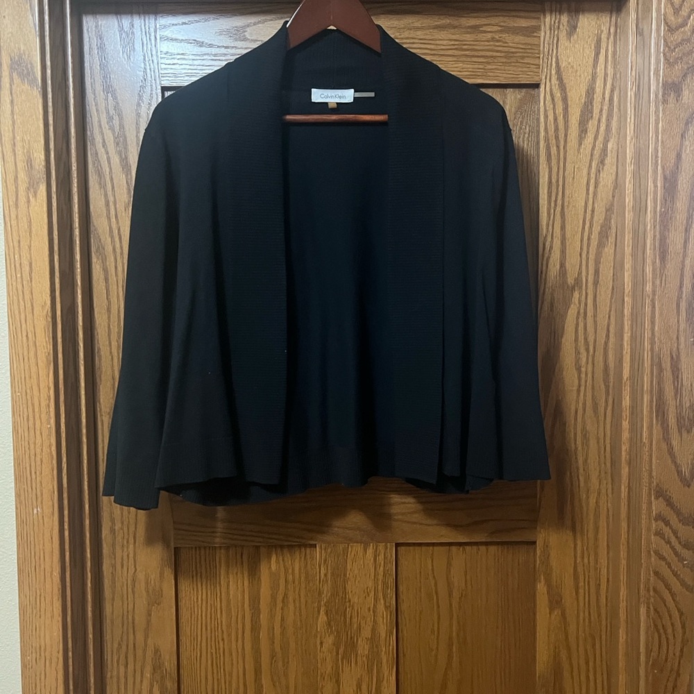 Calvin Klein Women's Classic Black Sweater Cardigan